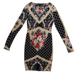 Topshop Baroque Print Tapestry Bodycon Dress US6 ASO Effy Stonem